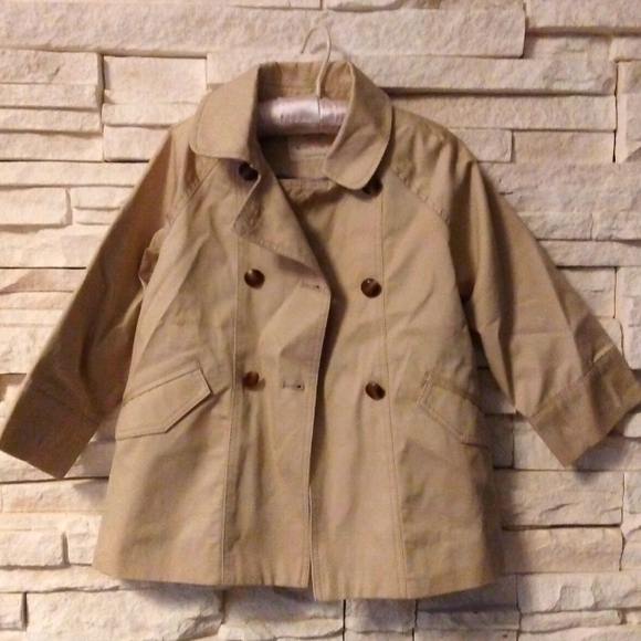 Zara NWOT Girls Trench Coat 3-4Y - Picture 1 of 7